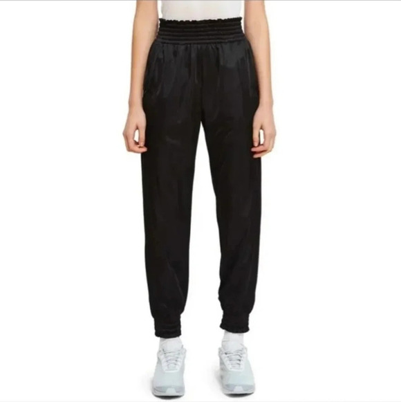 Opening Ceremony Pants - Opening Ceremony Black Smocked Track Pants XS
